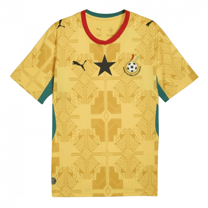 maillot Ghana 2026 extérieur jaune
