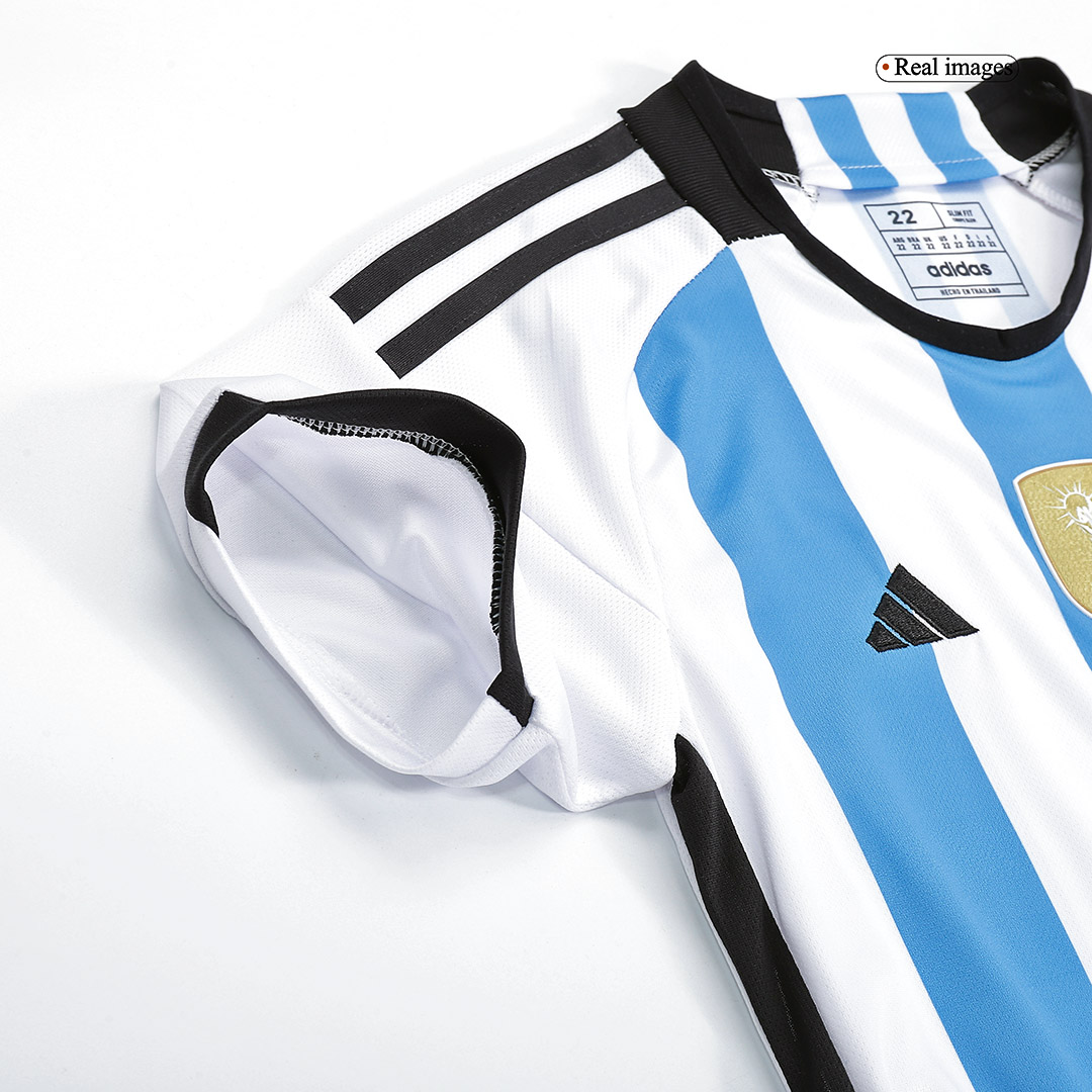 Argentina 2022 domicile White trois étoiles Kids Kit