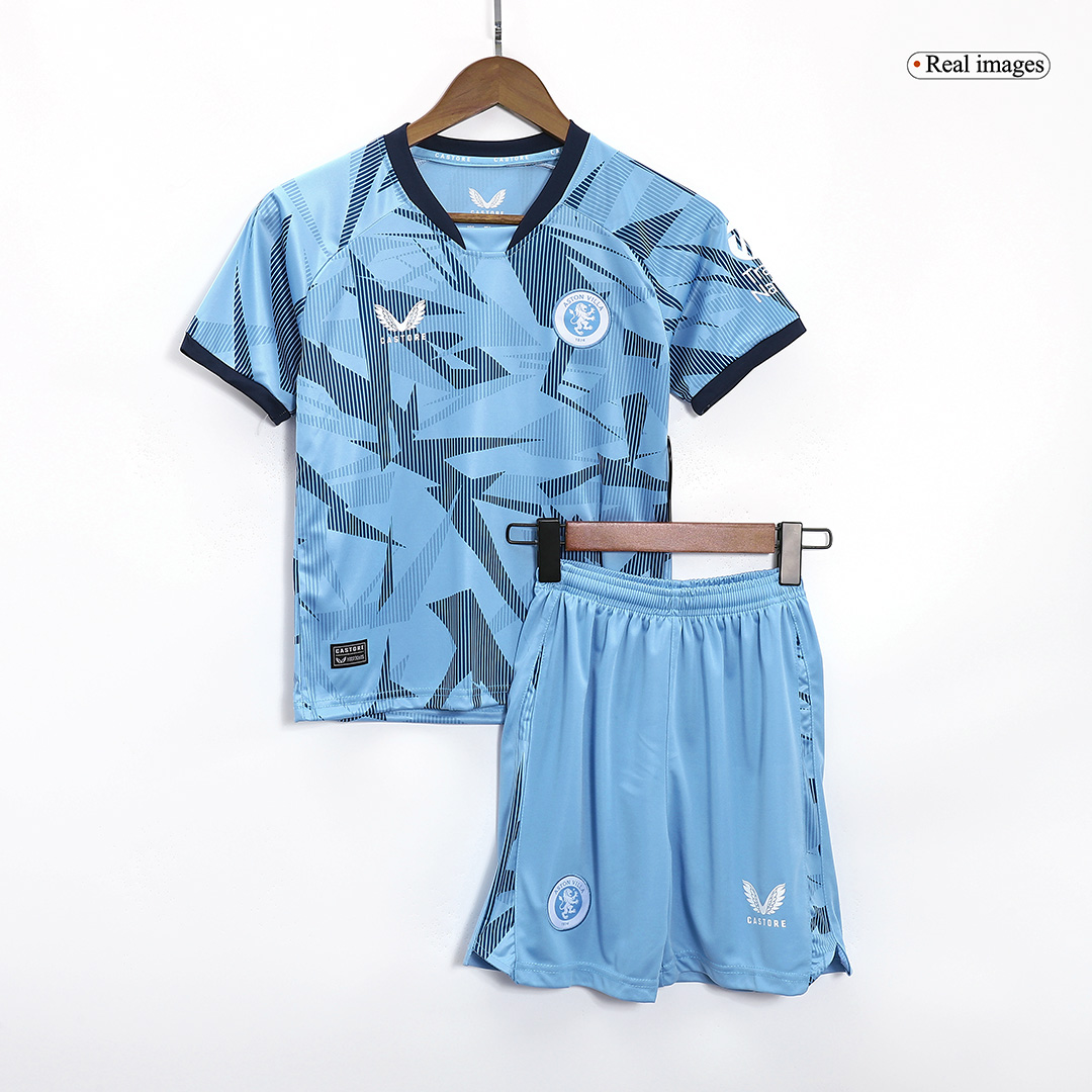 kit enfant Aston Villa 2023/24 troisième bleu