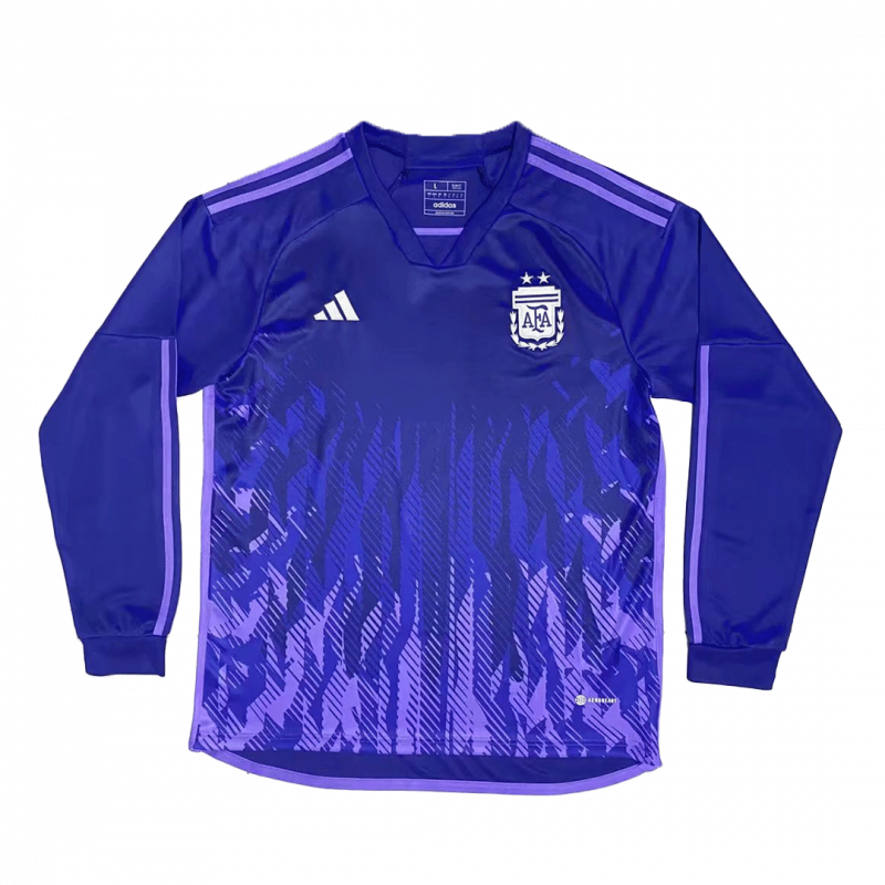 maillot Argentina 2022 extérieur violet manches longues