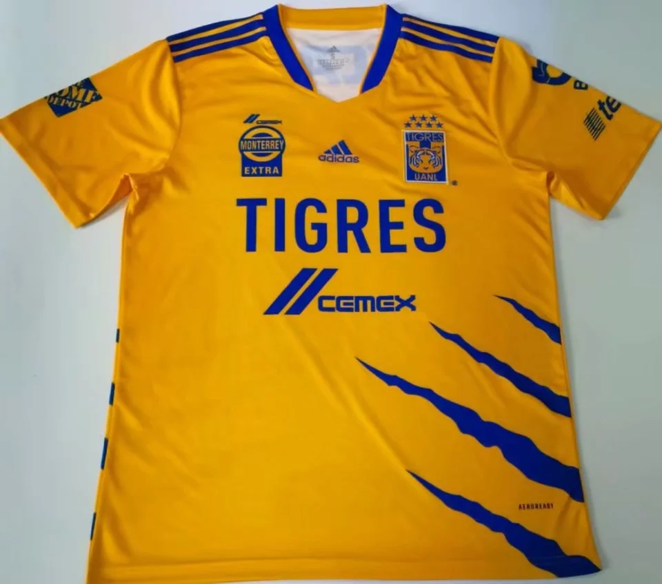 maillot Tigres UANL 2021/22 domicile jaune