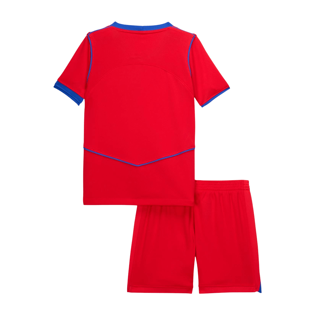 kit enfant Paris Saint-Germain 2025/26 troisième rouge