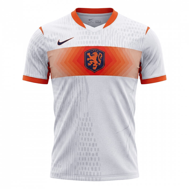 maillot Netherlands 2026 extérieur blanc Player Version