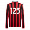 Player #125 AC Milan 2024/25 Black manches longues Jersey