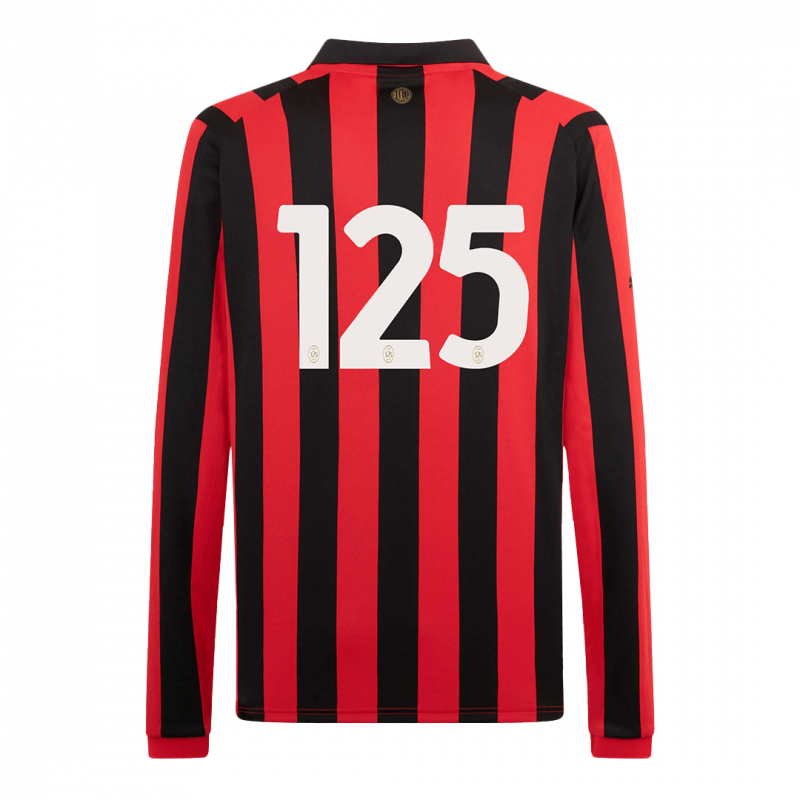 Player #125 AC Milan 2024/25 Black manches longues Jersey