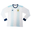 maillot Argentina 2019 domicile blanc manches longues Retro