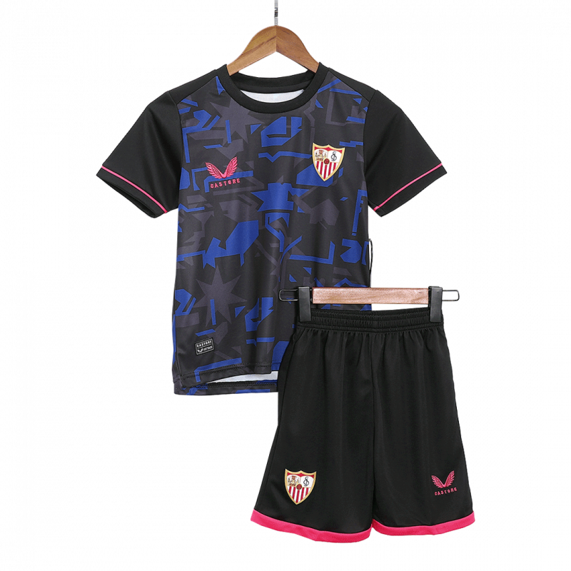 kit enfant Sevilla 2023/24 troisième noir