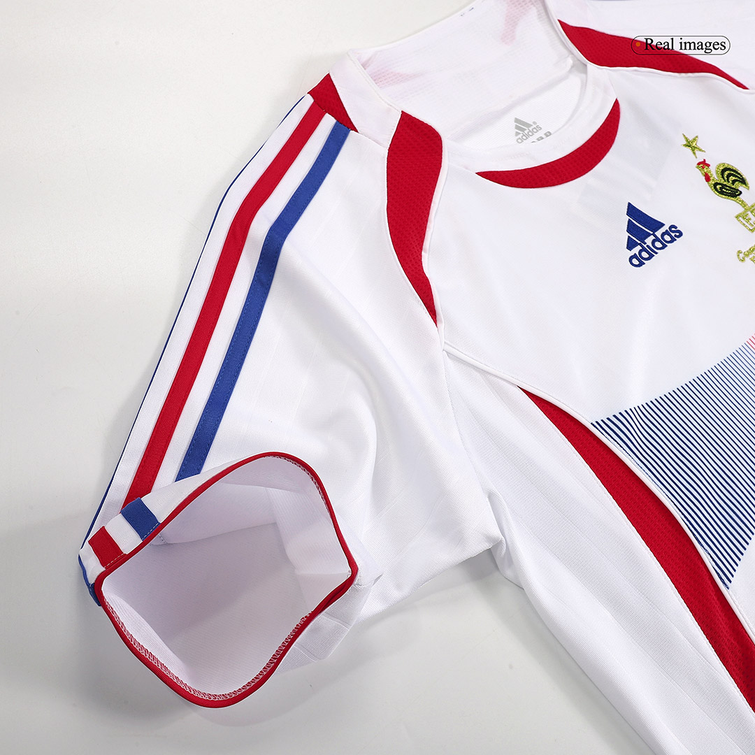 maillot France 2006 extérieur blanc Retro