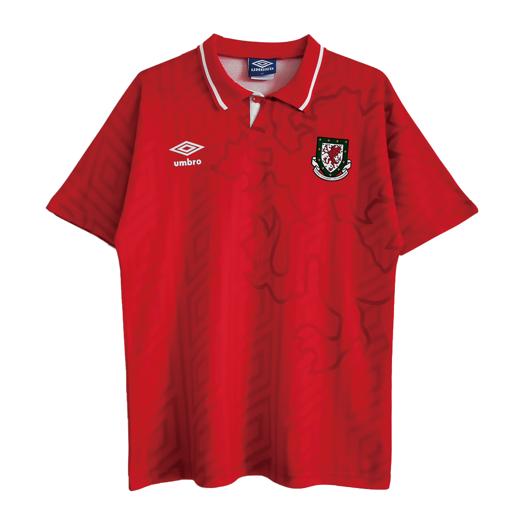 maillot Wales 1992/94 domicile rouge Retro
