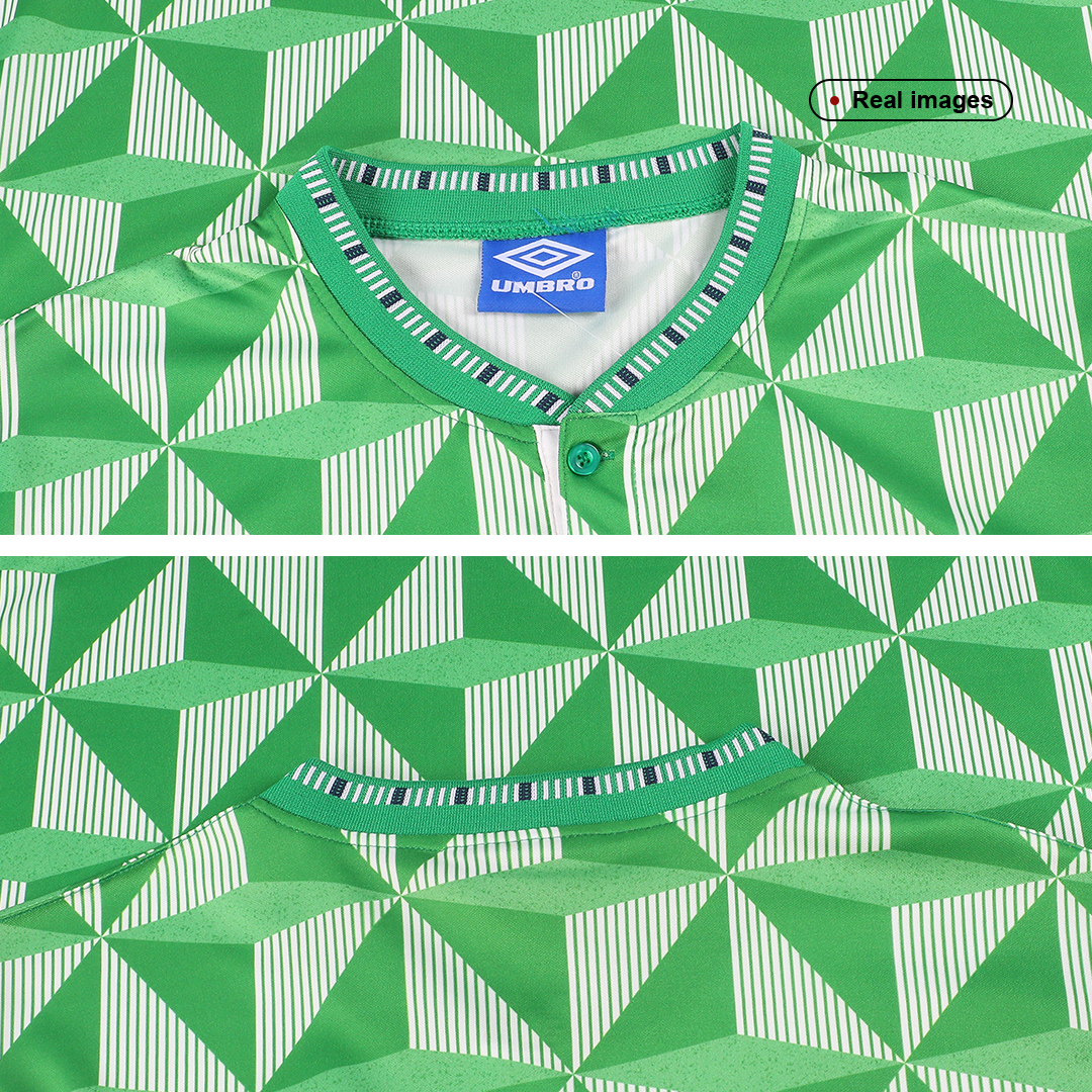 maillot Northern Ireland 1990 domicile vert Retro