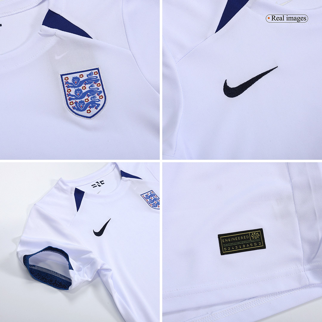 England 2023 domicile White Femme Kids Kit
