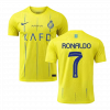 maillot RONALDO #7 Al Nassr 2023/24 domicile jaune Player Version