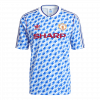 maillot Manchester United 1990/92 extérieur bleu Retro