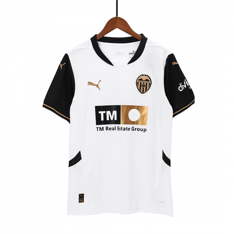 maillot Valencia 2024/25 domicile blanc