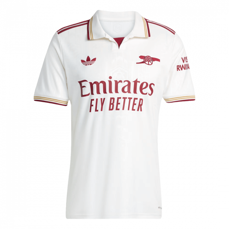 maillot Arsenal 2025/26 troisième blanc
