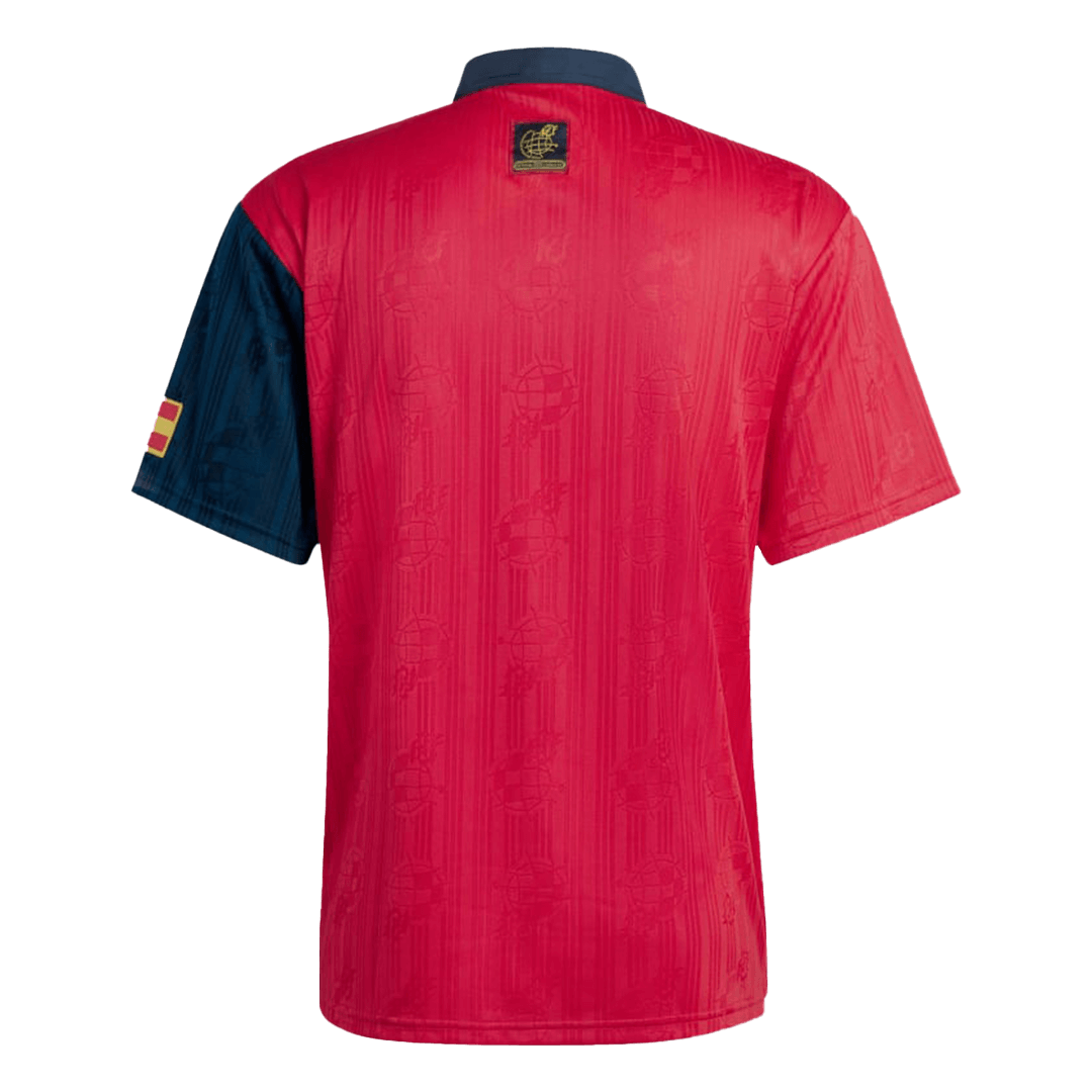 maillot Spain 1996 domicile rouge Retro