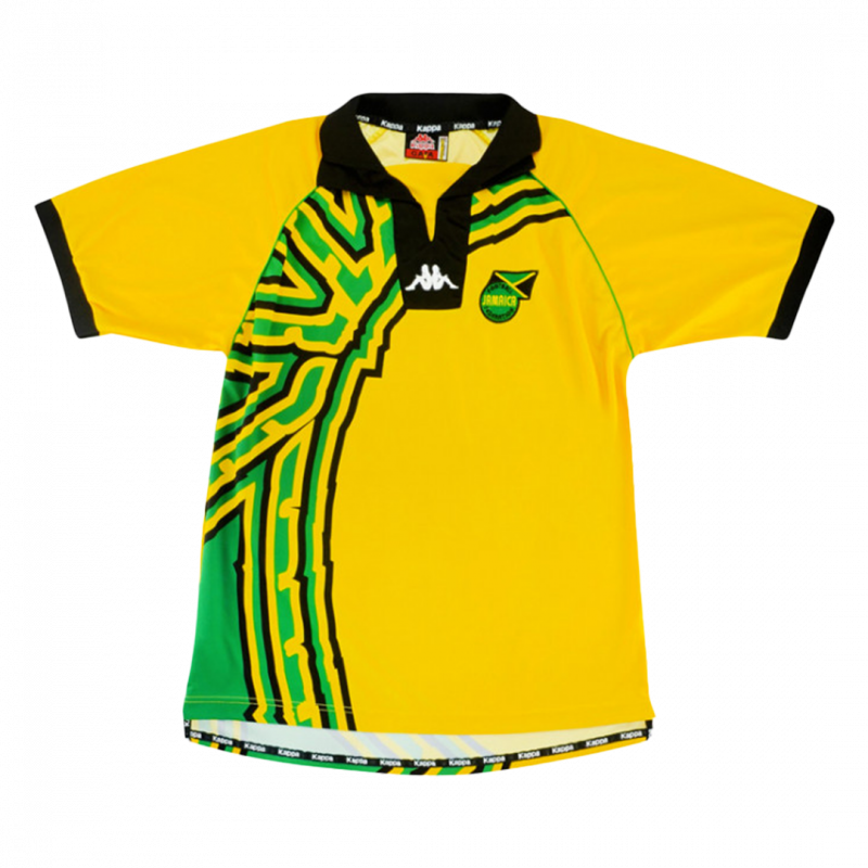 maillot Jamaica 1998 domicile jaune Retro