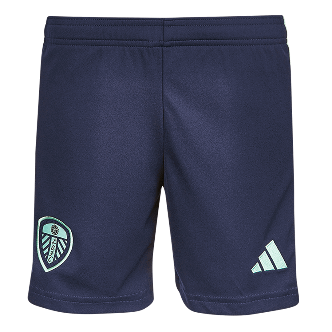kit enfant Leeds United 2023/24 extérieur bleu