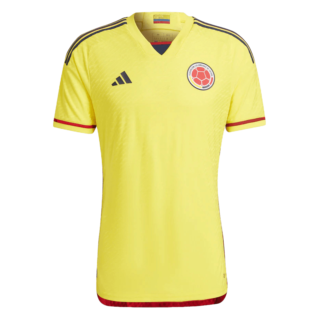 maillot Colombia 2022 domicile jaune Player Version