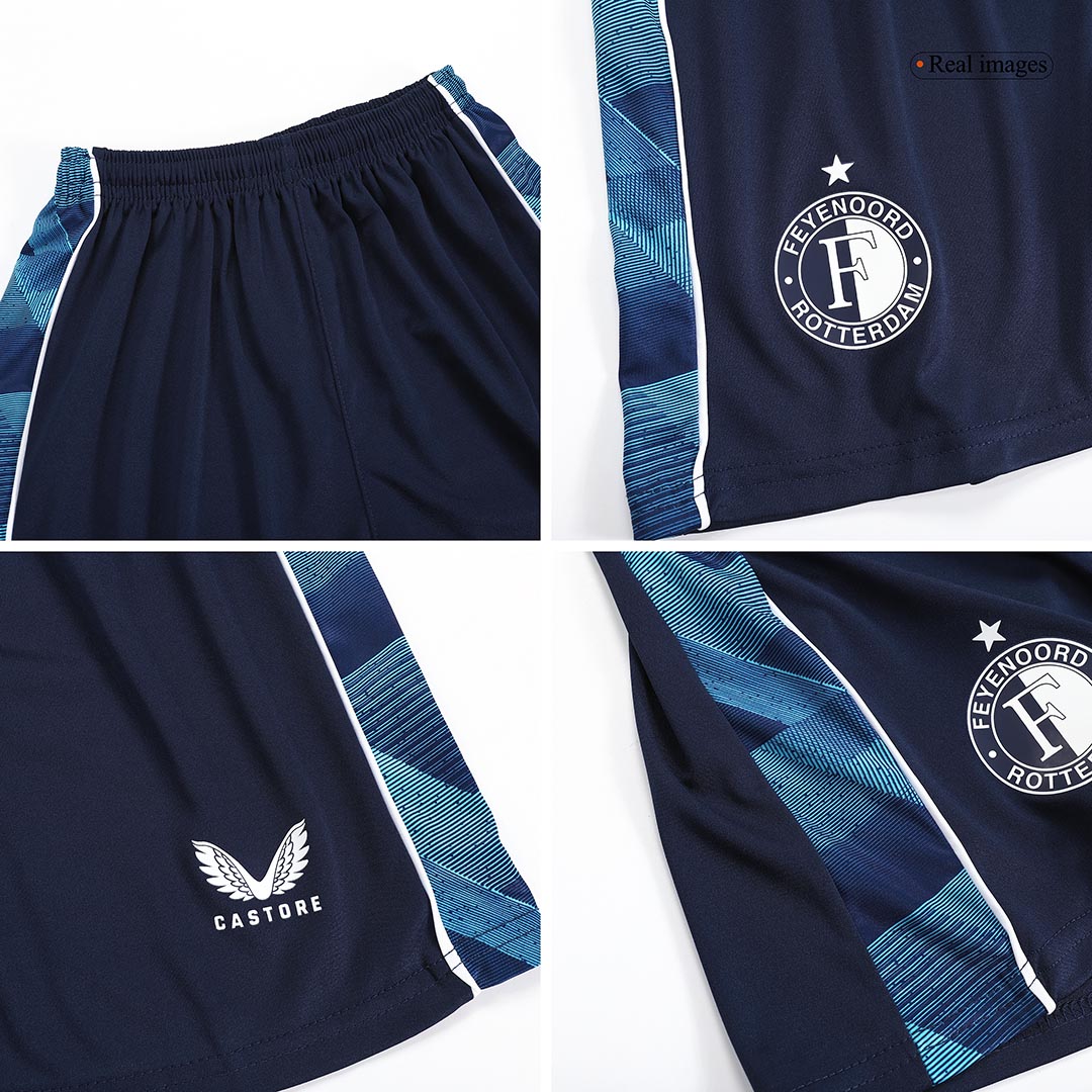 kit enfant Feyenoord 2023/24 extérieur bleu