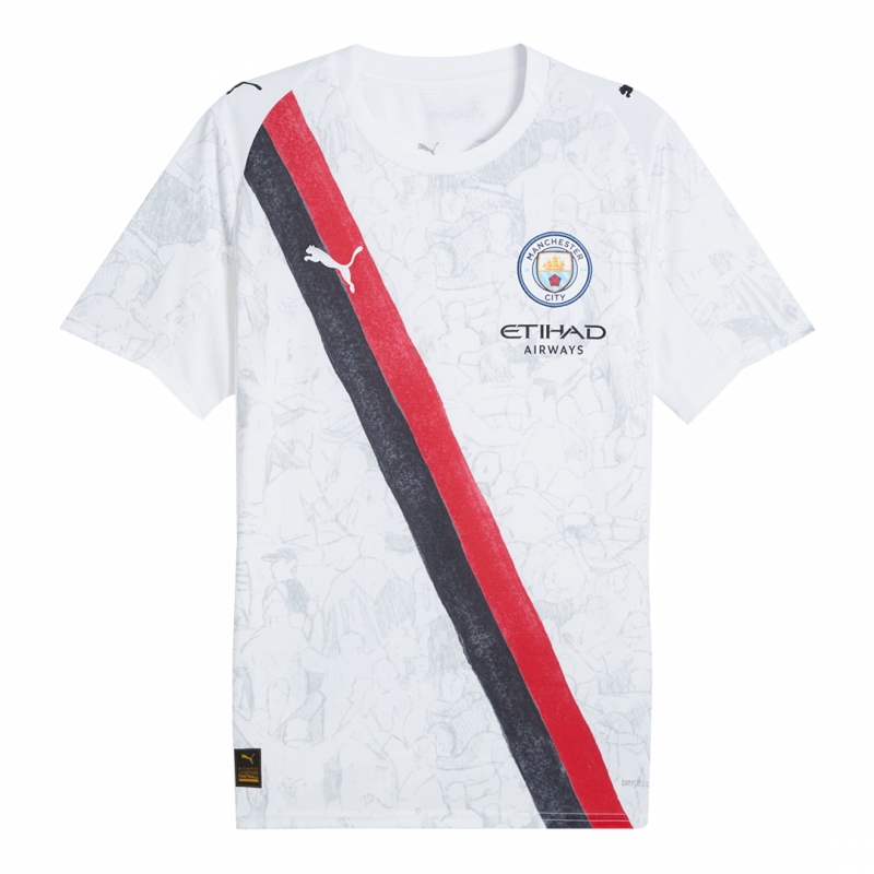 Manchester City 2025/26 blanc Kit enfant