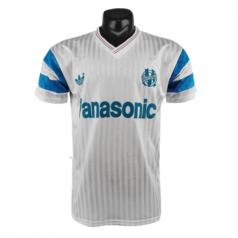 maillot Marseille 1990 domicile blanc Retro