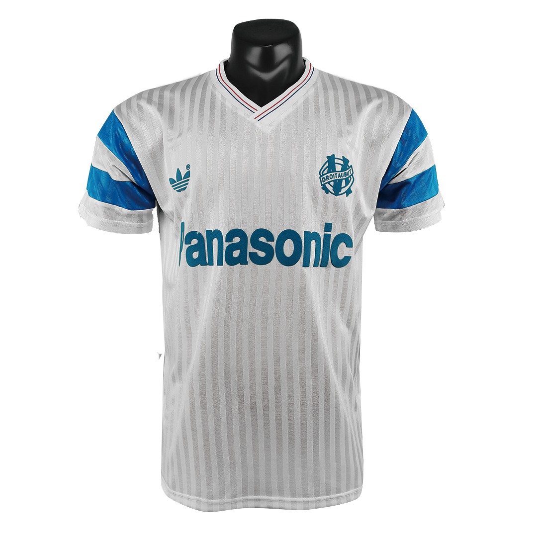 maillot Marseille 1990 domicile blanc Retro