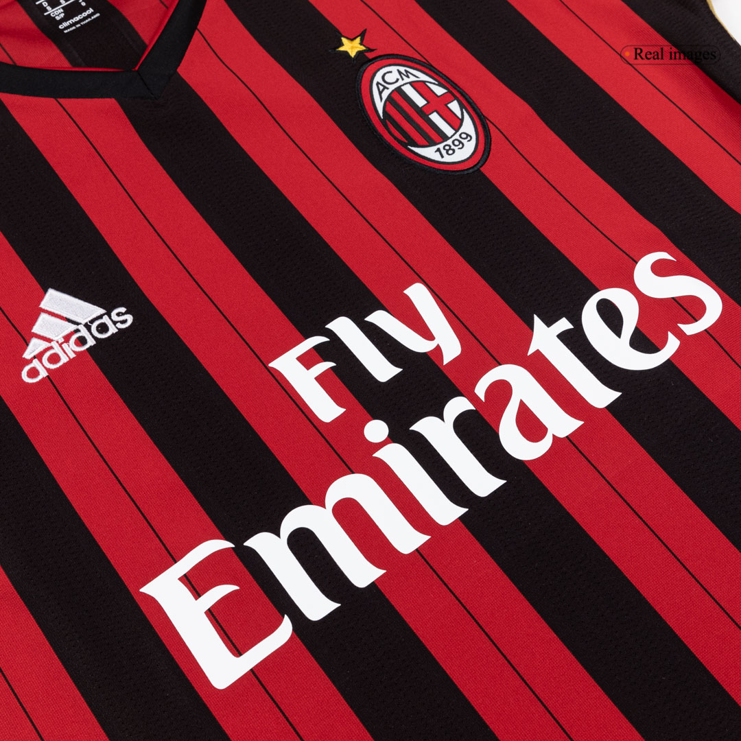 maillot AC Milan 2013/14 domicile noir Retro