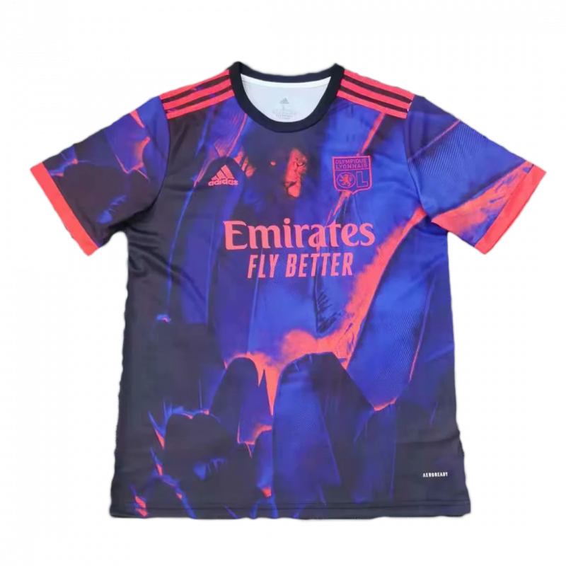 maillot Olympique Lyonnais 2021/22 quatrième bleu