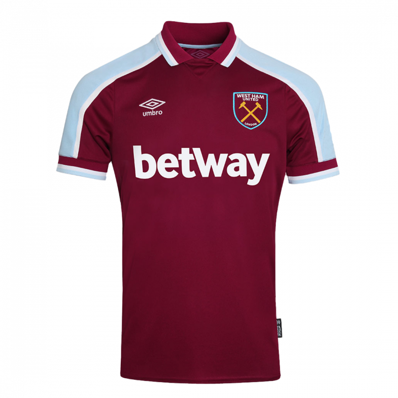 West Ham United 2021/22 domicile Bordeaux Maillot