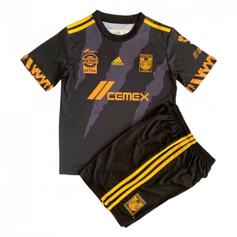 kit enfant Tigres UANL 2021/22 troisième noir