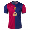 maillot Barcelona 2024/25 domicile bleu logo Spotify sans texte
