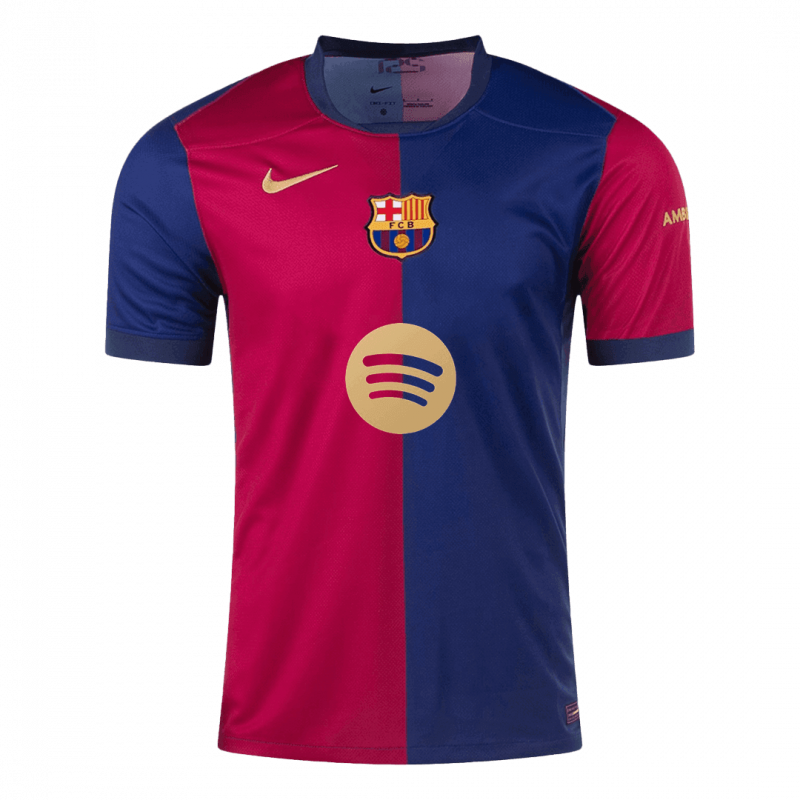 Barcelona 2024/25 Home Blue logo Spotify sans texte Jersey