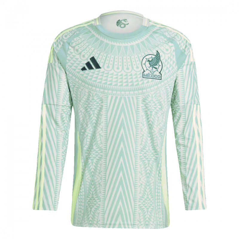 maillot Mexico 2024 extérieur vert manches longues