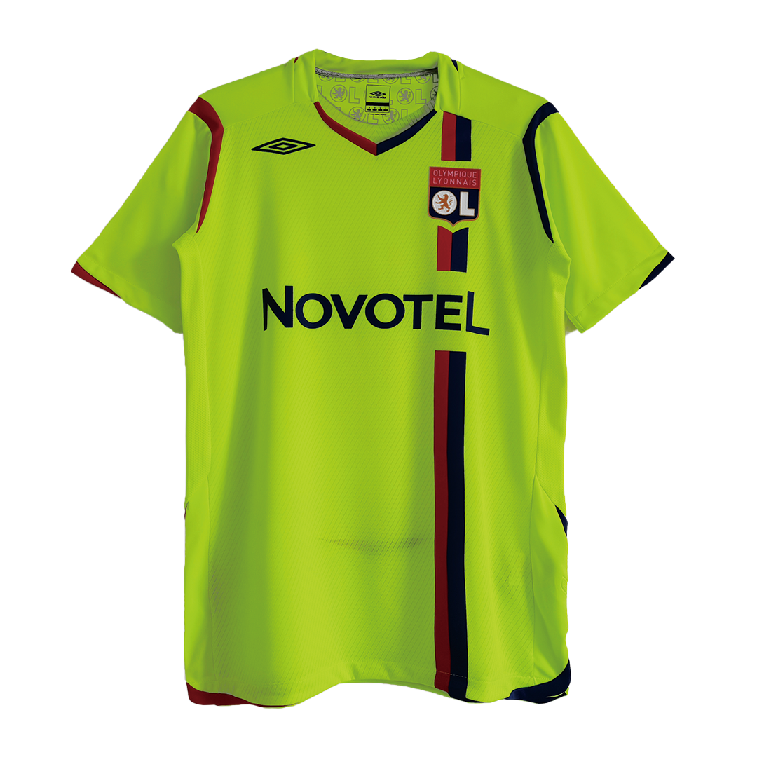 maillot Olympique Lyonnais 2008/09 extérieur vert Retro