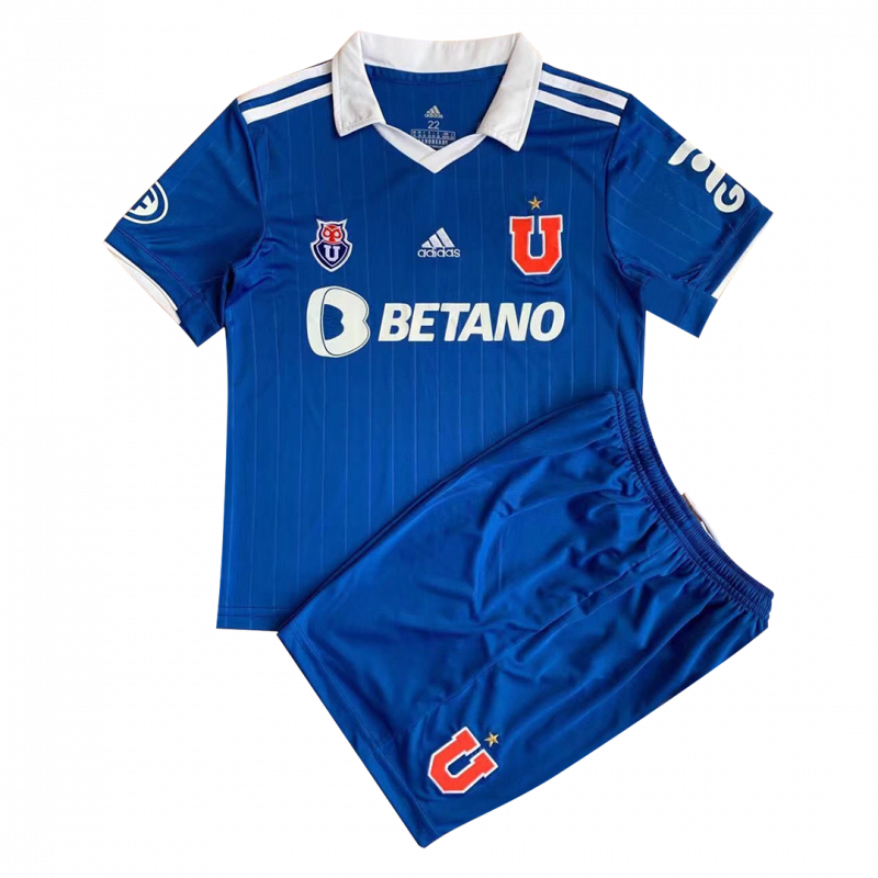kit enfant Club Universidad de Chile 2022 domicile bleu