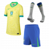 kit enfant Brazil 2024 domicile jaune