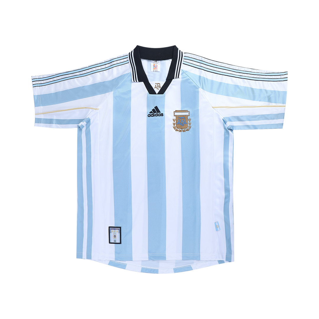 maillot Argentina 1998 domicile blanc Retro