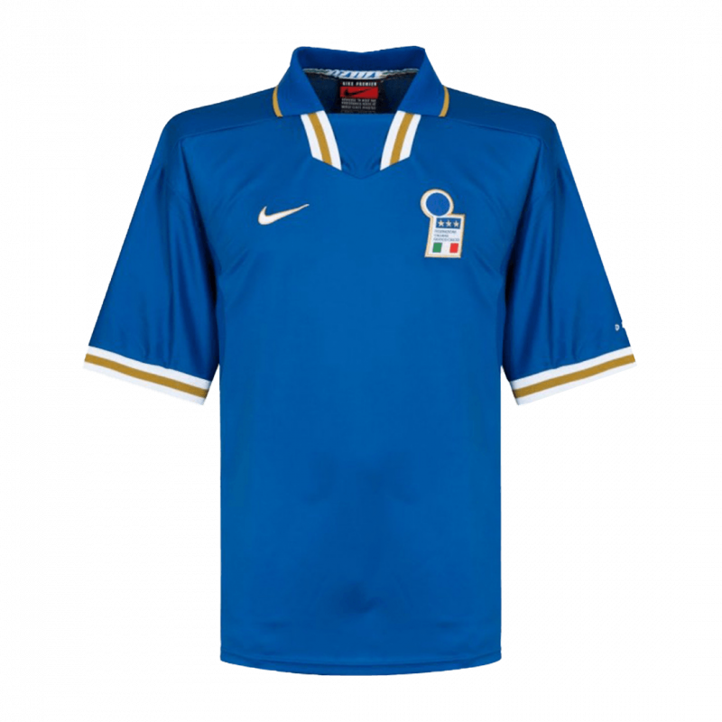 maillot Italy 1996 domicile bleu Retro