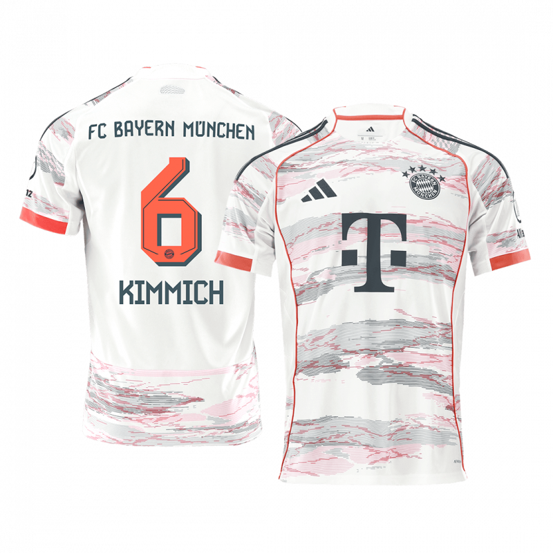 maillot KIMMICH #6 Bayern Munich 2025/26 extérieur blanc