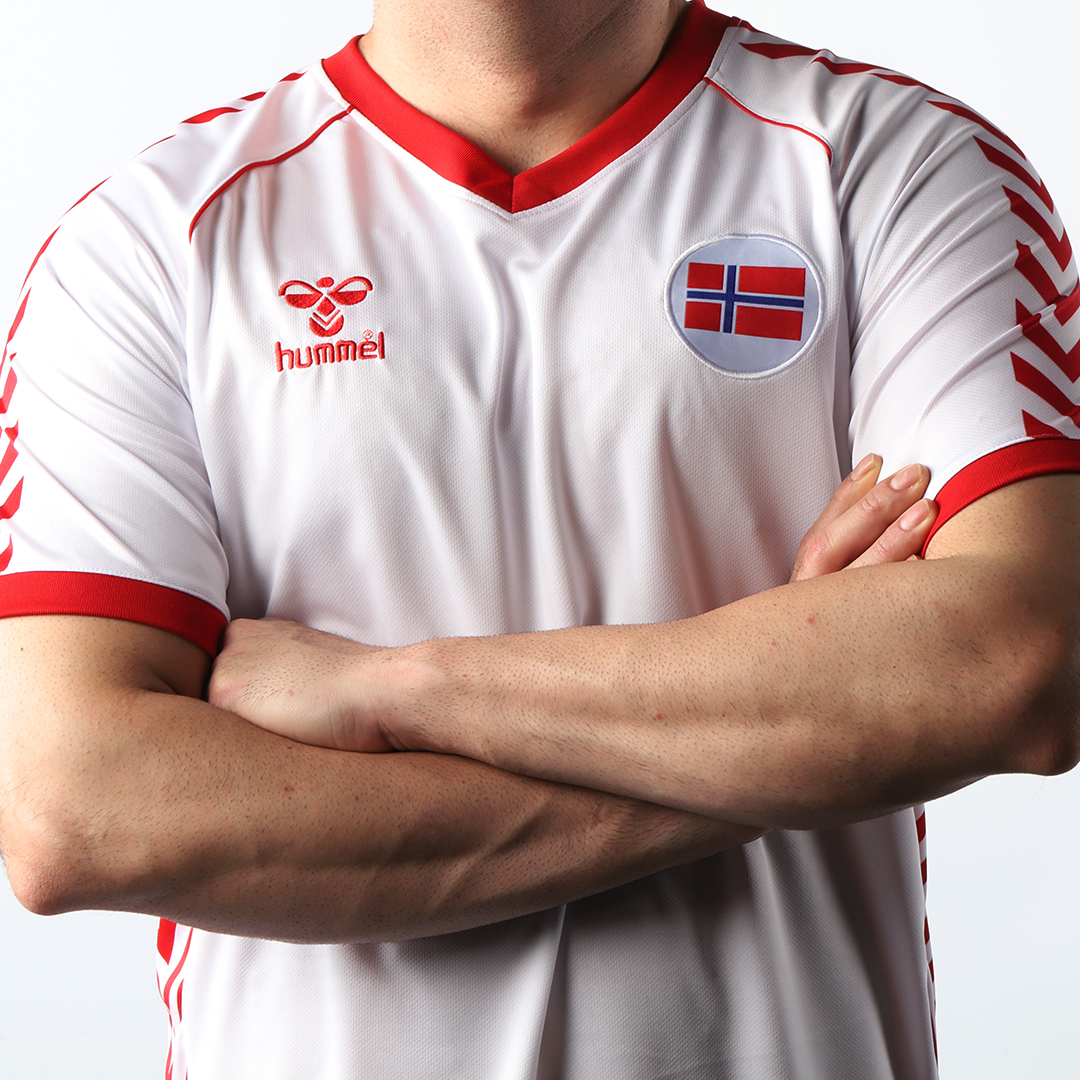 maillot Norway 1984 extérieur blanc Retro