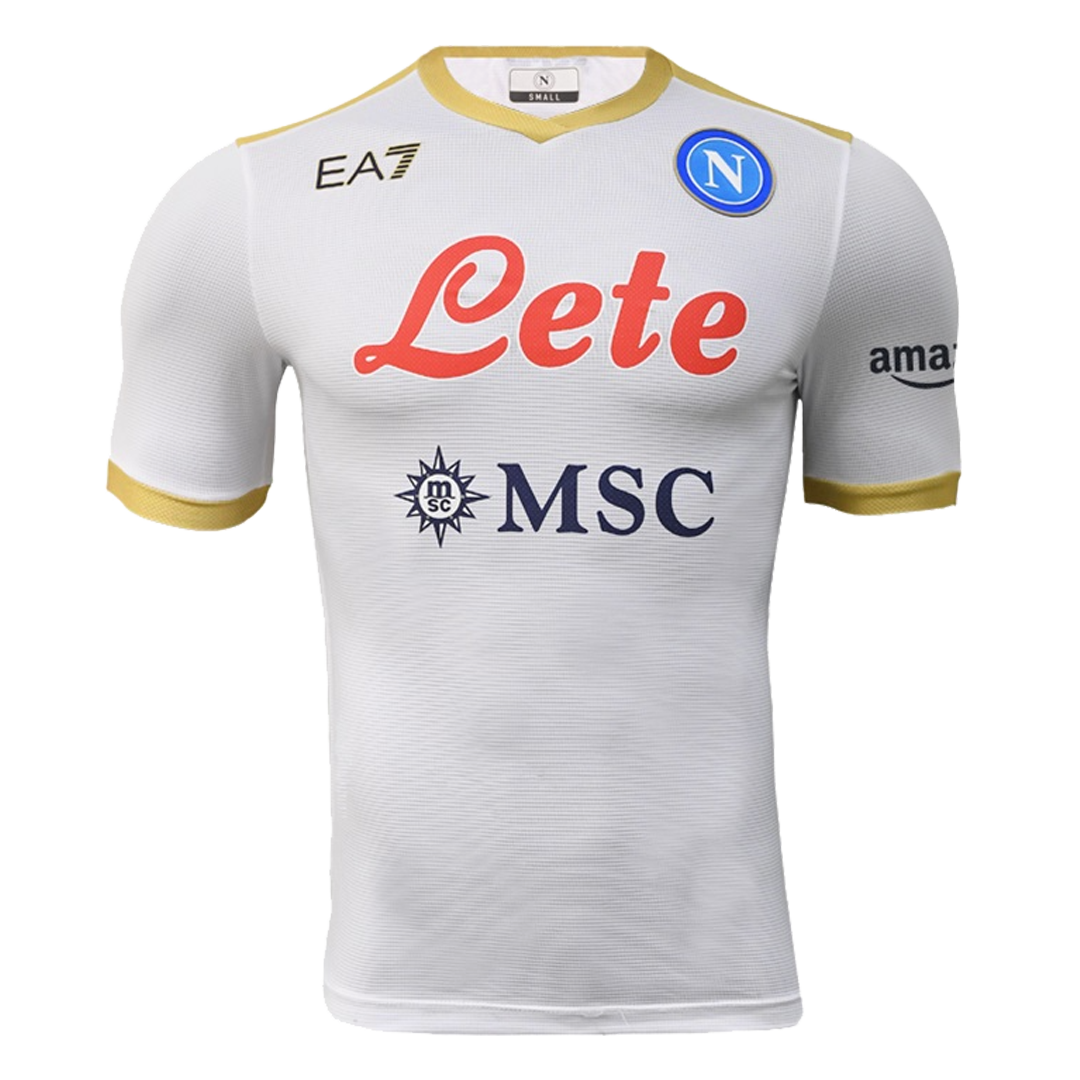 maillot Napoli 2021/22 extérieur blanc