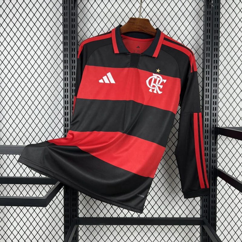 Flamengo maillot foot 2026/27 manches longues Jersey