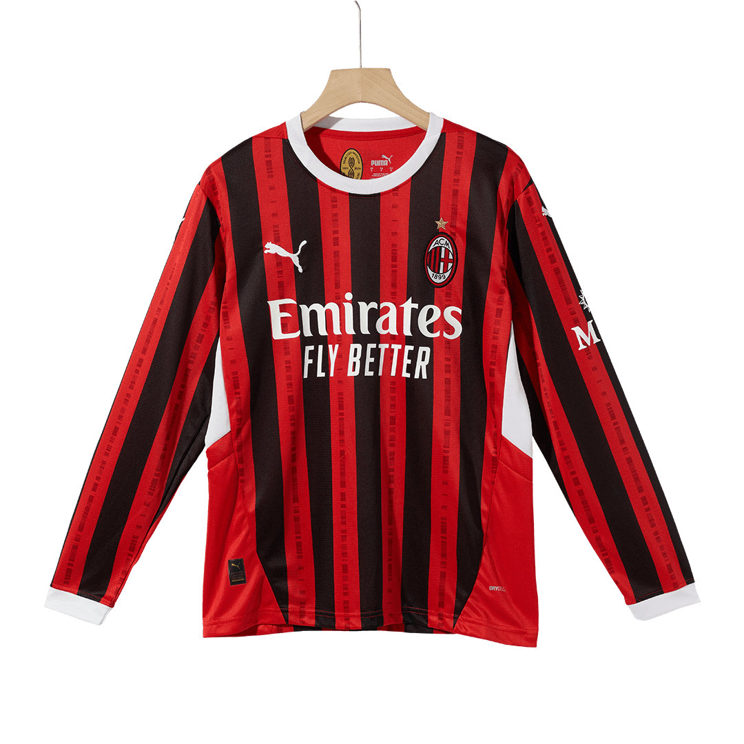 maillot AC Milan 2024/25 domicile noir manches longues