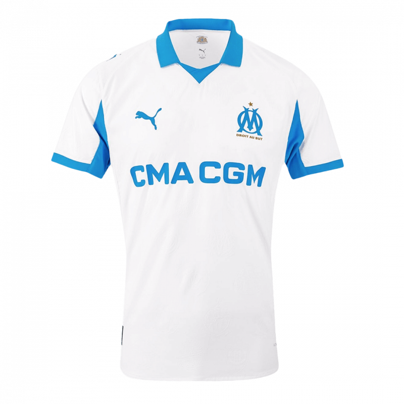 maillot Marseille 2025/26 domicile blanc version joueur
