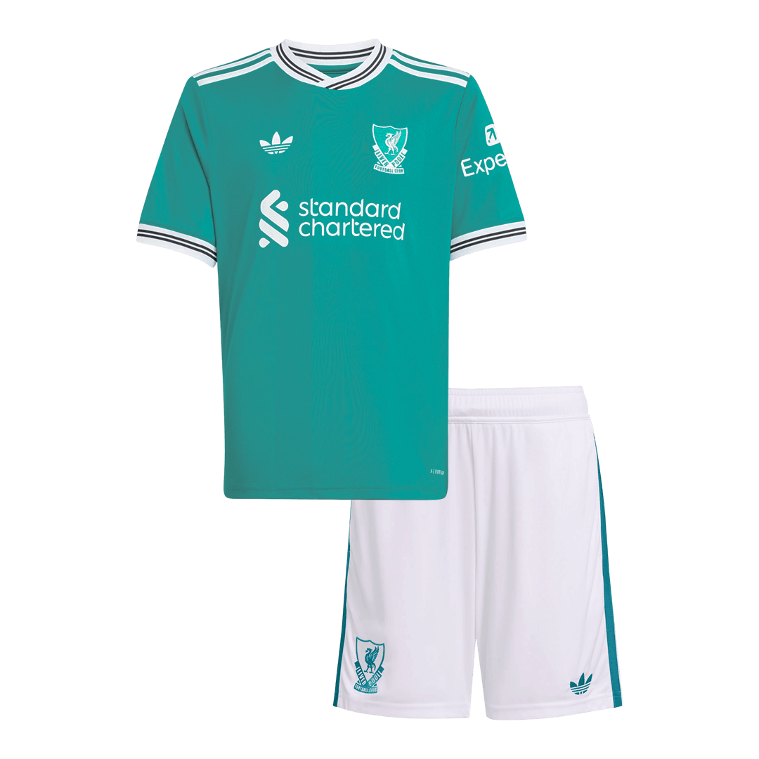 kit enfant Liverpool 2025/26 troisième vert