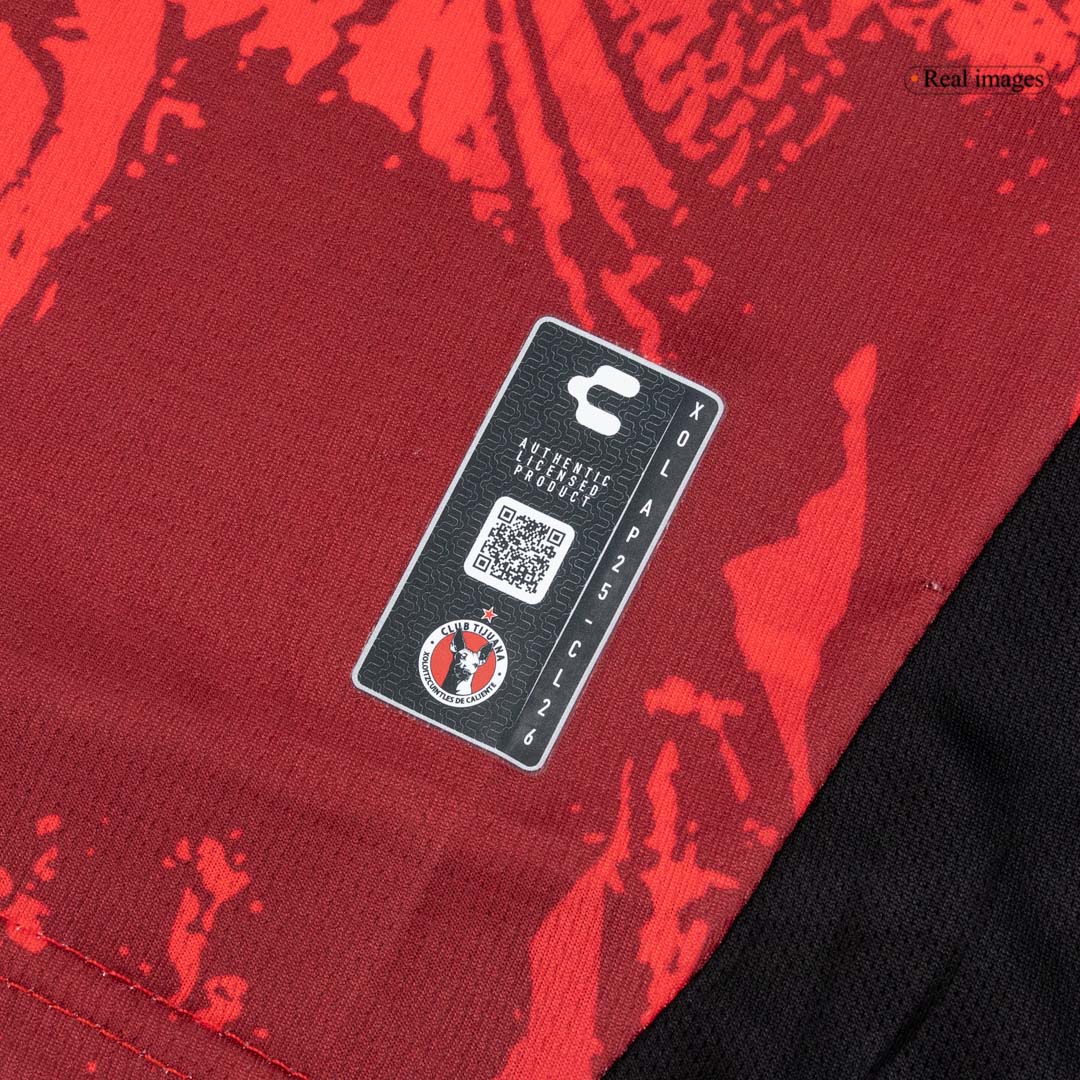 maillot Club Tijuana 2025/26 domicile rouge