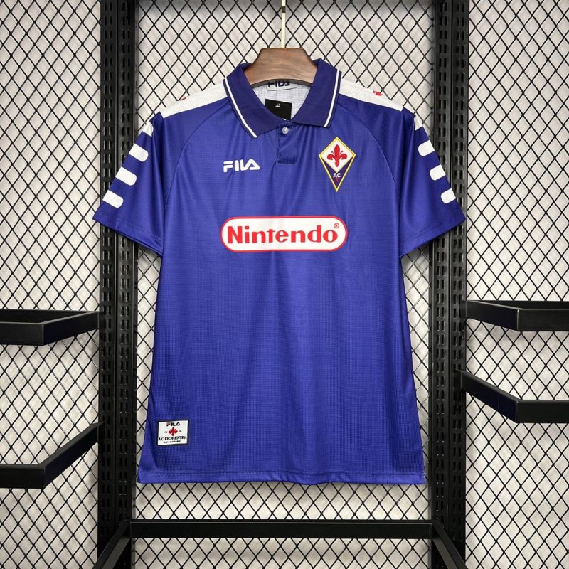 Fiorentina maillot foot 1998/99 Maillot rétro