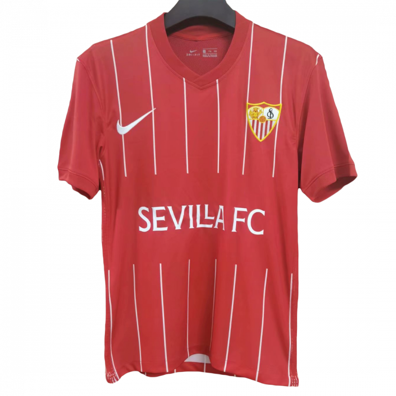 maillot Sevilla 2021/22 extérieur rouge