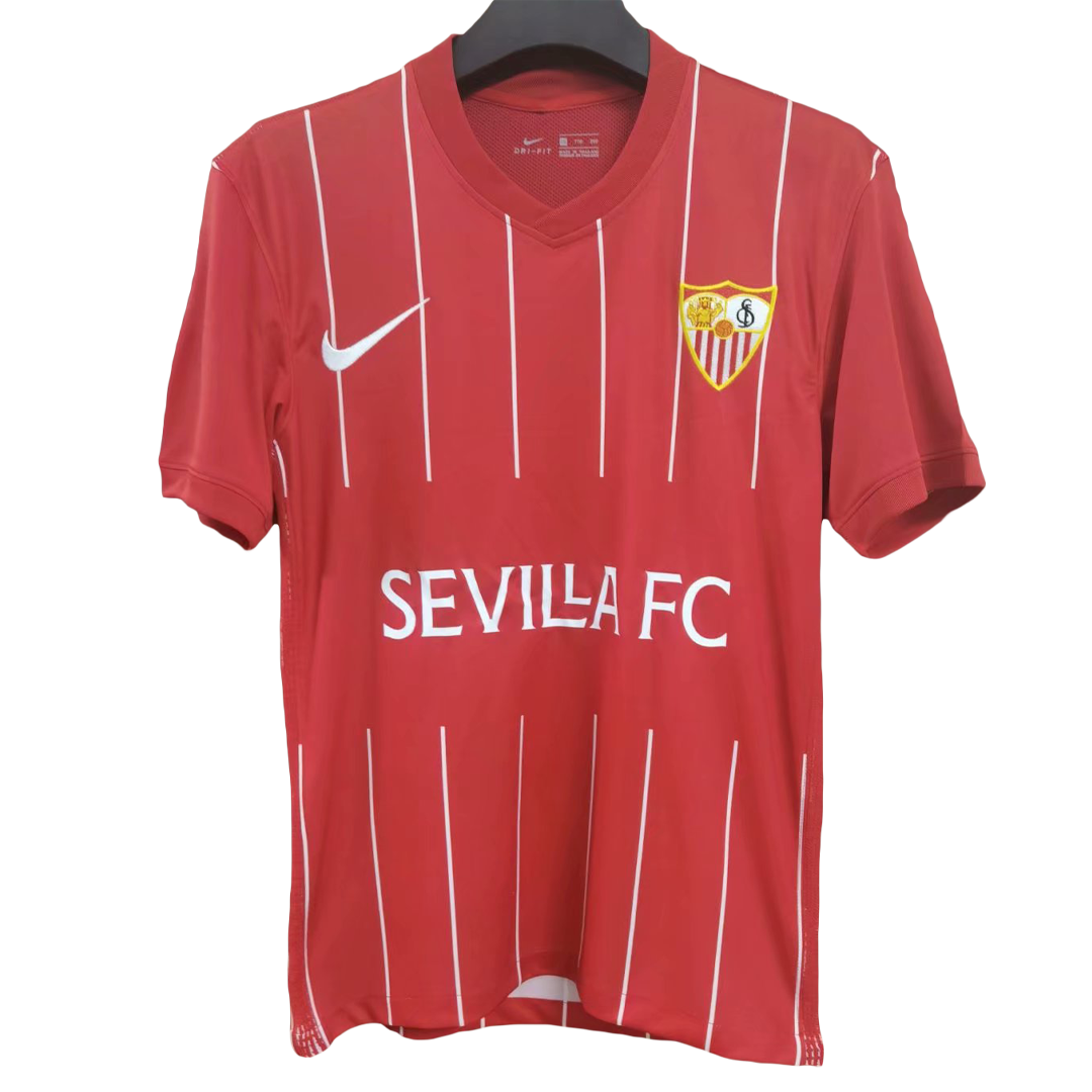 maillot Sevilla 2021/22 extérieur rouge